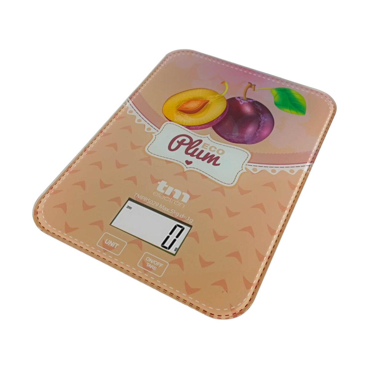 Báscula Digital de Cocina Rosa, Precisión 1 g, Capacidad 5 kg