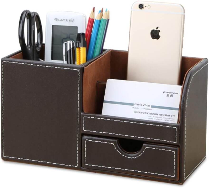 Organizador de escritorio con cajones