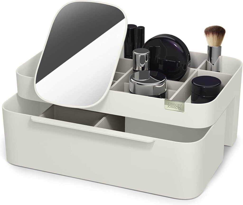 Joseph Joseph Viva Organizador Grande para Cosméticos de Maquillaje con Espejo Extraíble