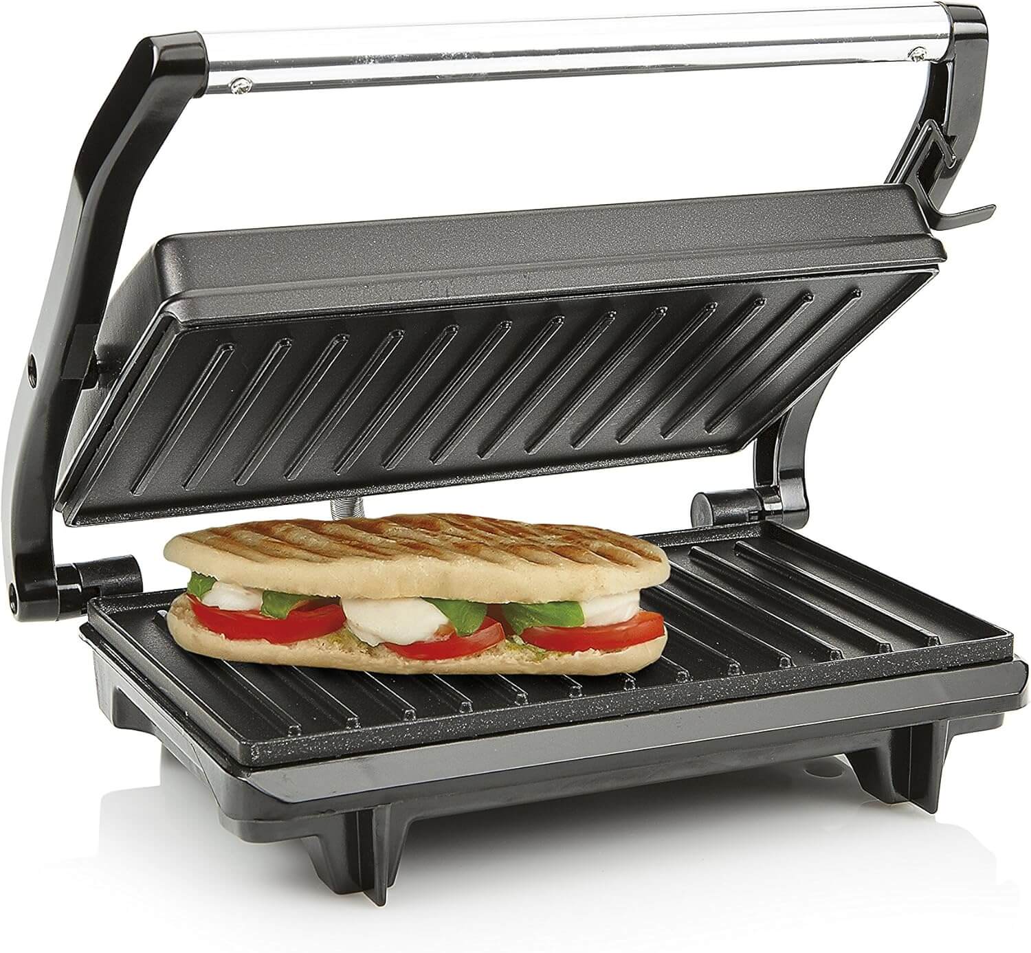 Parrilla Tristar GR-2650, revestimiento antiadherente, tapa flotante, libre de BPA y PFOA