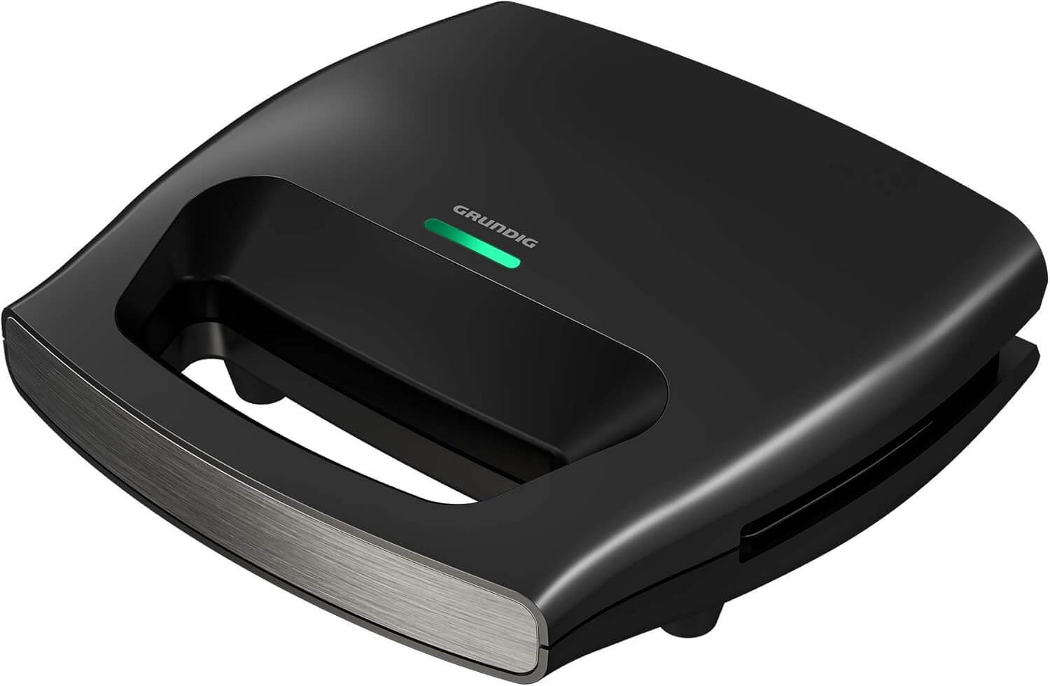 GRUNDIG SWM 2940, paneles antiadherentes, acero inoxidable negro