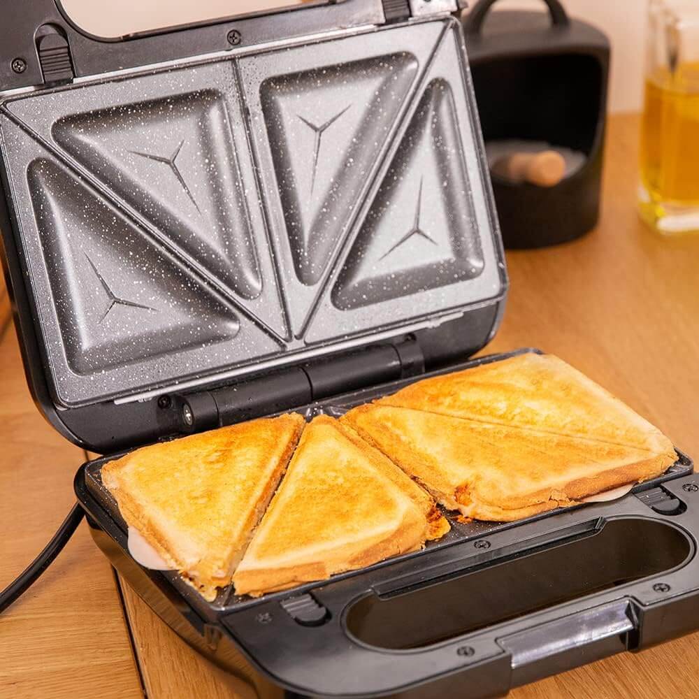 Cecotec Rock´nToast 4in1, calentamiento uniforme, revestimiento de piedra