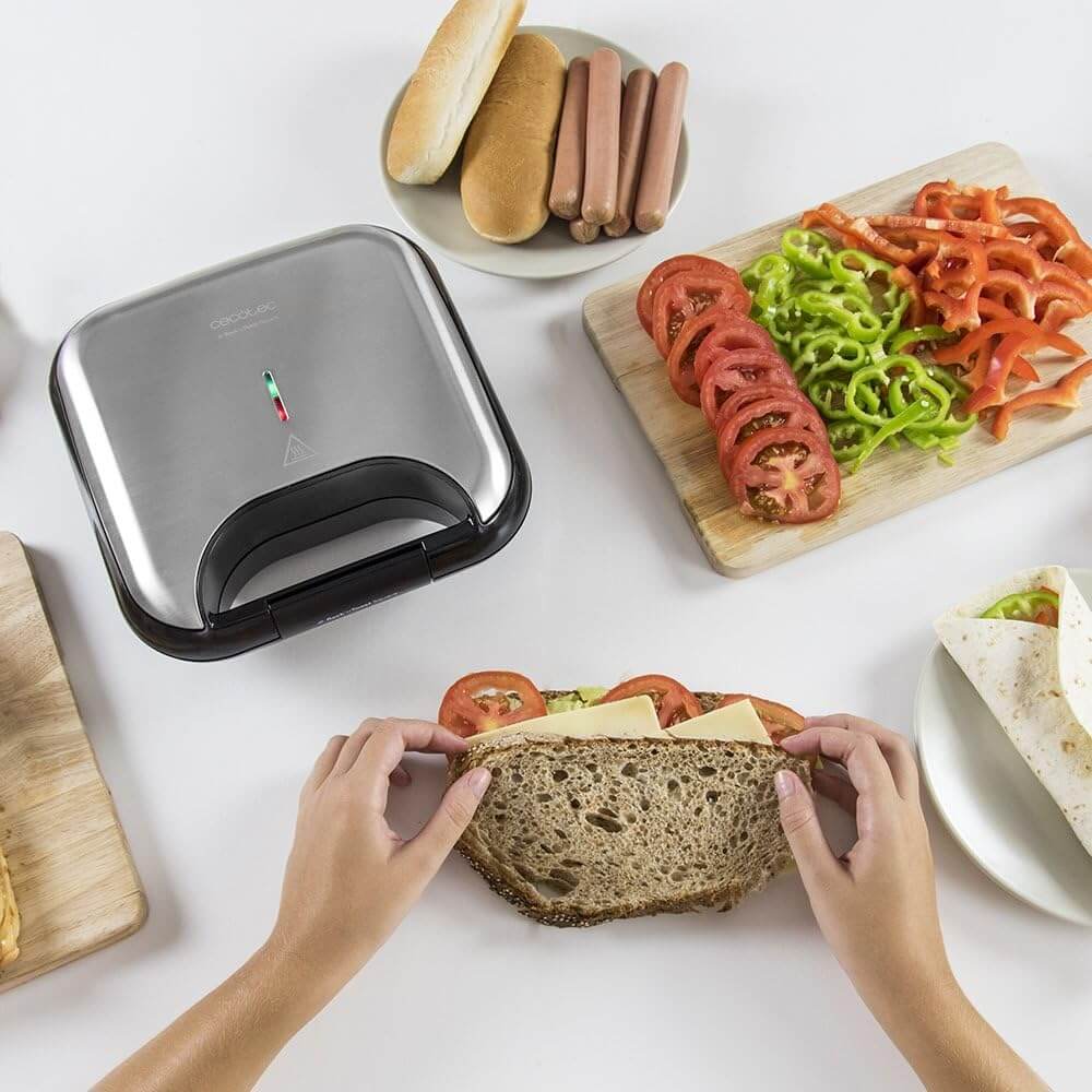 Cecotec Rock’nToast Square, bocadillos crujientes y tostados