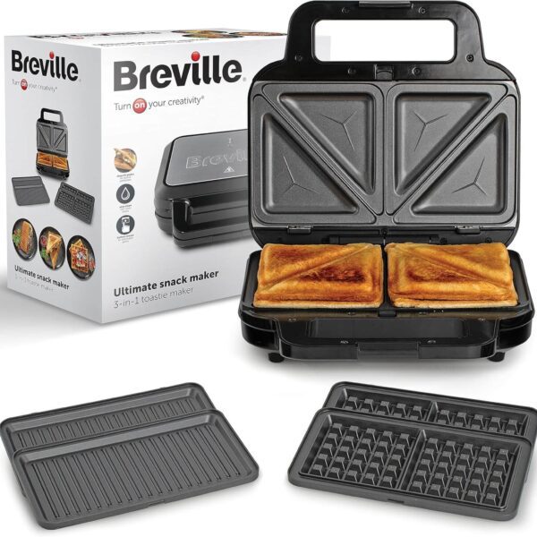 Sandwichera Breville 3-in-1 Ultimate